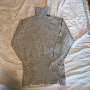Banana Republic grey turtleneck sweater!
